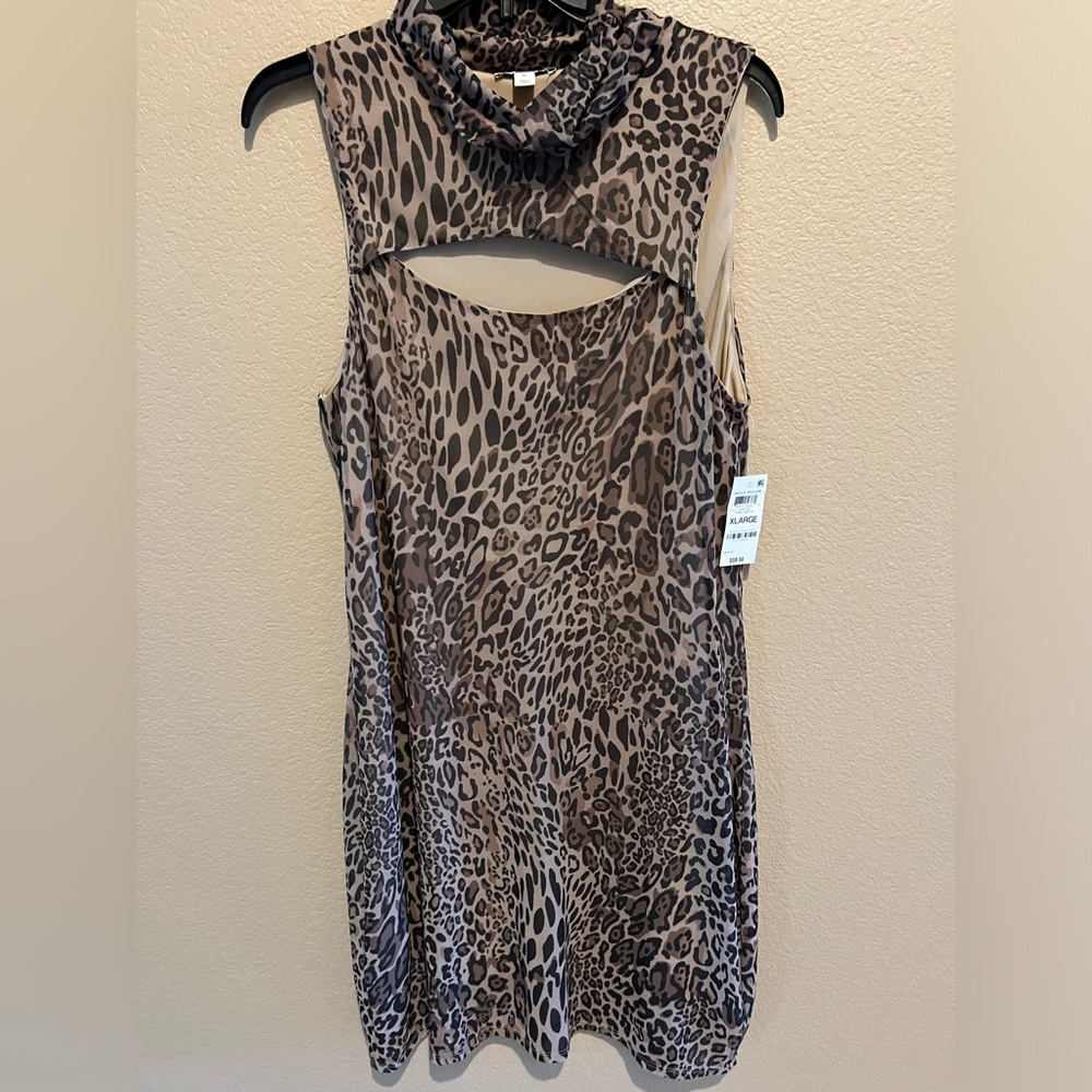 NWT Bar lll Cheetah Print Dress